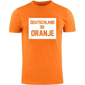Deutschland is Oranje T-shirt | Nederlands Elftal | EK Duitsland 2024 | Voetbal | Unisex | Shirt | Holland | Dames en Heren