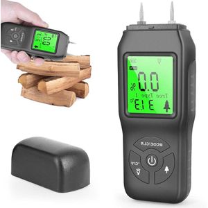 4 modi grootbeeldweergave vochtmeter detector pintype houtvochtigheidsmeter - metingen voor hout brandhout muren bouwmaterialen .
