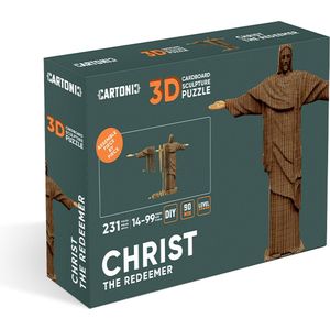 Cartonic- CHRIST THE REDEEMER- 3D puzzel- puzzels- kinderen en volwassenen- DIY
