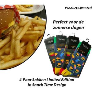 4-Paar Sokken Limited Edition in Snack Time Design