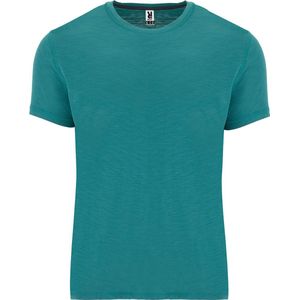 2 Pack T-shirts unisex met korte mouwen Terrier 150 gram iets langer rugpand gram Groen - S