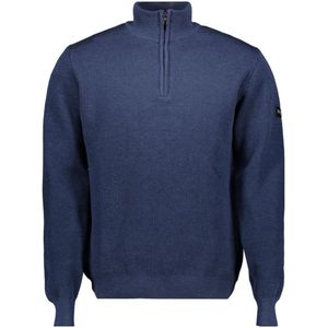 Ballin Trui Half Zip Piquet 5206 Black Mannen Maat - S