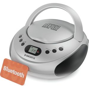 Draagbare CD Boombox met Bluetooth en FM-Radio | Eenvoudige bediening en LED-display | 30 Voorinstellingen