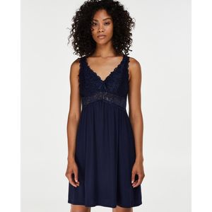 Hunkemöller Dames Slipdress Modal lace - maat 2XS