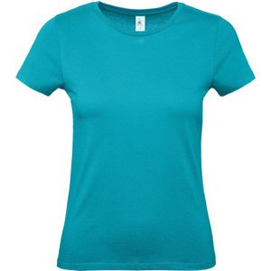 T-shirt Dames M B&C Ronde hals Korte mouw Real Turquoise 100% Katoen