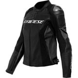 Dainese Racing 4 Lady Leather Jacket Perf. Black Black 40 - Maat - Jas