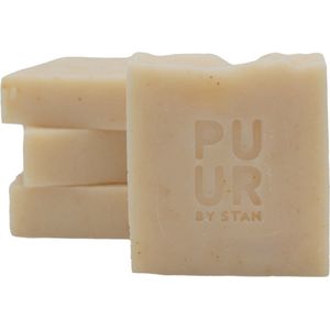 Puurbystan Soap Bar- Abrikozen - 100% plasticvrij, dierproefvrij, palmolievrij - Handgemaakt - 100 Gram