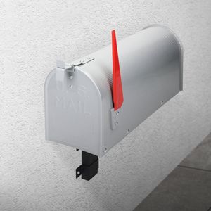 Muurbeugel Standhouder voor US Mailbox zwart metaal ML ontwerp