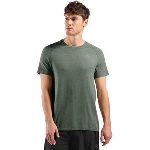 Odlo Crew Essential Seamless T-shirt Met Korte Mouwen Groen L Man