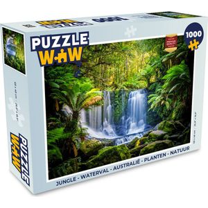Puzzel Jungle - Waterval - Australië - Planten - Natuur - Legpuzzel - Puzzel 1000 stukjes volwassenen