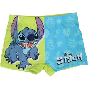 Disney Stitch Zwemboxer - Blauw/Groen - Maat 122/128