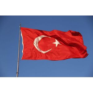 Turkse vlag 90 x 150cm