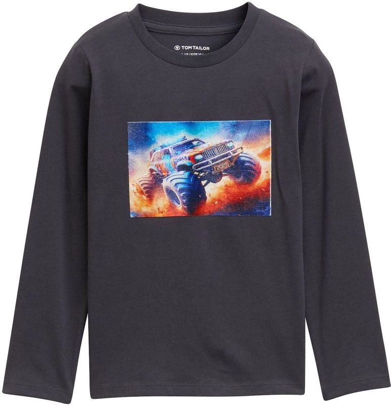 Tom Tailor Shirt met lange mouwen en fotoprint