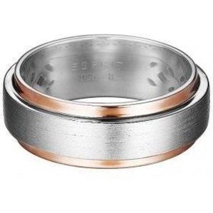 Esprit ring bicolor zilver rosé - 18.00 mm (57)