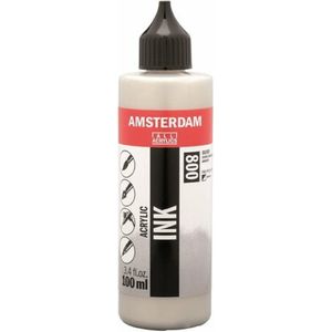 Amsterdam Acrylic Ink 800 zilver 100 ml