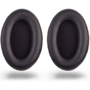 EXCITAT Koptelefoonhoezen - Oorkussens - Oorkappen van schuimrubber - Oorkappen voor koptelefoons - Zacht Schuim - Kunstleer - Geschikt Voor Sony WH-1000XM3 Koptelefoon - Zwart - 2 stuks