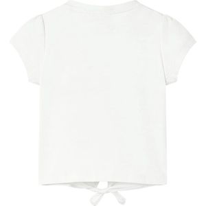 Kindershirt met ijsjesprint - Maat 92 - Ecru