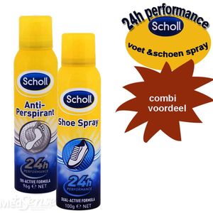 Combi-pak: Scholl Fresh Step Shoe Spray & 150ml en Fresh Step  Voetspray 150ml