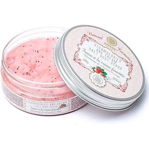 Zeezout body scrub aardbeien met slagroom