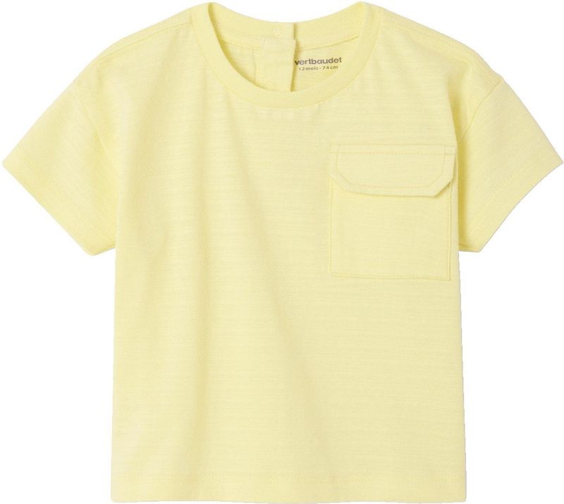 T-shirt - Fluoriserend Geel - Baby - Korte Mouwen