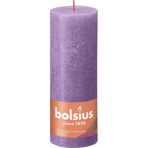 Bolsius Stompkaars Vibrant Violet Ø68 mm - Hoogte 19 cm - Violet - 85 Branduren