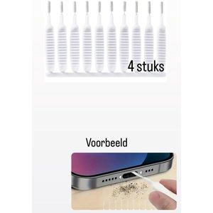 Multifunctionele Ultradunne Stofreinigingsset, Geschikt voor Oplaadpoorten, Speakers, Telefoons en Douchekoppen - Veilige Fleece/Debris Verwijderingsborstels, Elektronische Apparaten en Huishoudelijke Artikelen voor Alle Seizoenen