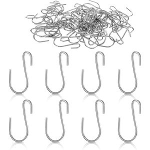 60 stuks 26 cm Roestvrijstalen Mini S-haken - Voor Doe-het-zelf Handwerk en Sieraden - Hangende Sleutelhangers .