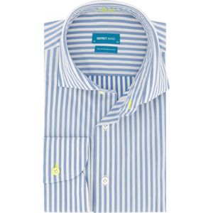 District Indigo Overhemd Performance Streep Blauw (7.11.025.760 - 118)