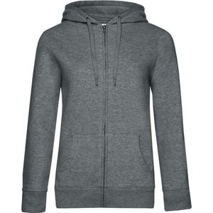 B&C Vrouwen/dames Koningin Hoodie (Midden-Grijze Heide)
