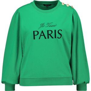 MS Mode Trui Sweater ""Paris"" met knopen op de schouder