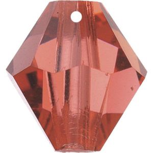 Swarovski kralen - 6301 red magma AB 6mm 10 stuks -  swarovski bicone pendant - swarovski hanger - beads - callance