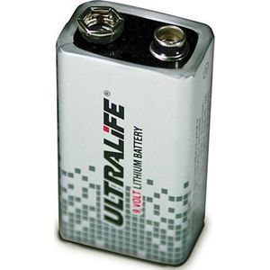 Ultralife 9V Batterij U9VL-J-P - 9V 1stuk(s) 9V 1.2Ah