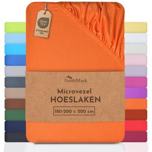 NatureMark - Microvezel Laken - Terracotta - 180x200 cm - Geschikt voor Allergieën