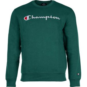 Champion Big Logo Fleece Crewneck Sweater Heren - Maat L