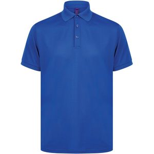 Henbury Herenpolo in gerecycleerd polyester H465 - Royal - L