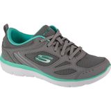 Skechers - Summits Suited - Sneakers - Grijs - Dames
