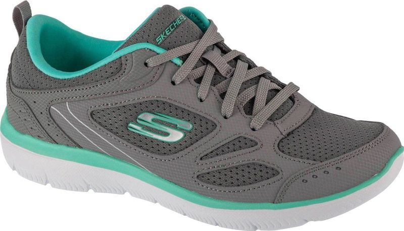 Skechers - Summits Suited - Sneakers - Grijs - Dames