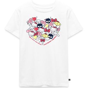 Hello Kitty En Vrienden Ballonnen In Hartvorm Premium T Shirt Kinderen