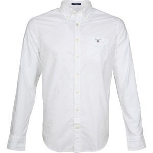 Gant - Casual Overhemd Oxford - Wit - Regular-fit