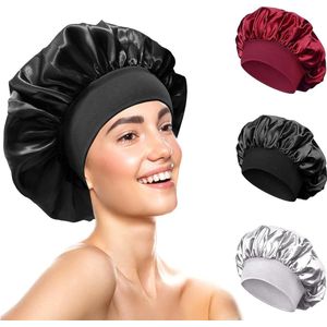 Bonnet - slaapmuts - satijn