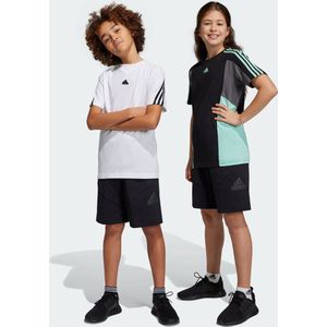 adidas - Future Icons Logo - Korte Broek - Zwart - Kinderen - 8 Inch