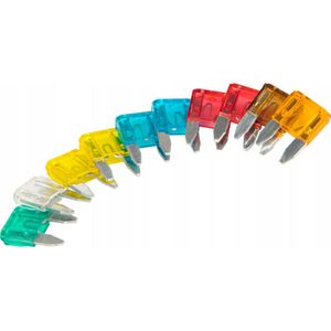 Mini steekzekering set - Low profile - 10 stuks