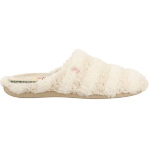 Gioseppo - Hot Potatoes - Pantoffels - Beige en Wit - Schapenvachtachtige Bont