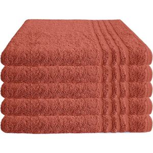 Byrklund handdoeken 70x140 - set van 5 - Hotelkwaliteit - Terra