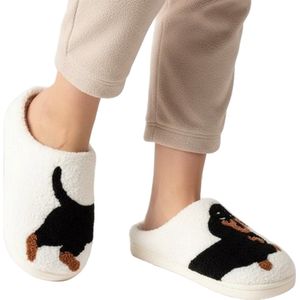 Warme Teckel Sloffen - Hond - Grappig - Pantoffels - Instappers - Unisex