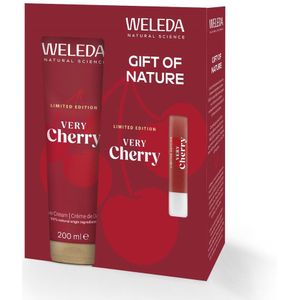 WELEDA - Very Cherry Cadeauset - Douchecrème & Lippenbalsem - Kersen - Limited Edition
