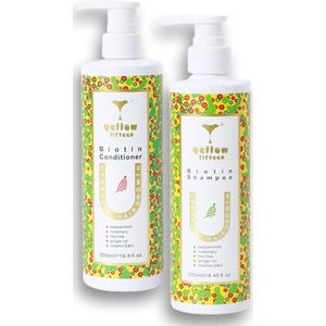 Voordeelbundel: 1x Biotine Biotin Rozemarijn shampoo 250ml - 1x Biotine Biotin Rozemarijn conditioner 250ml - Anti haaruitval - Bevordert haargroei - Verhoogd het volume - Versterkt en verdikt het haar vanuit de wortel