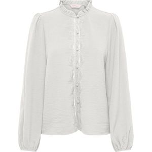 Only Blouse Onlmette Life Ls Loose Lace Top Wvn 15364350 Cloud Dancer Dames Maat - L