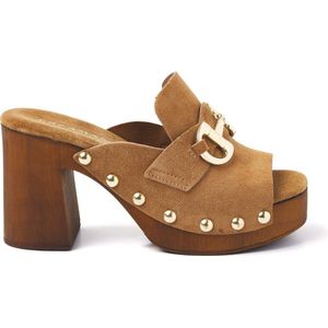 Lazamani Dames Clogs 31.230 Cuoio