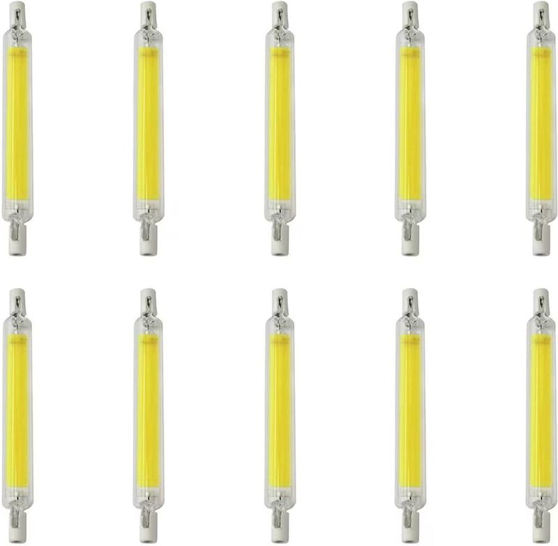 Avide R7s LED Staaflamp - Wit - 118mm - 7W - 4000K - 700lm - 10 stuks